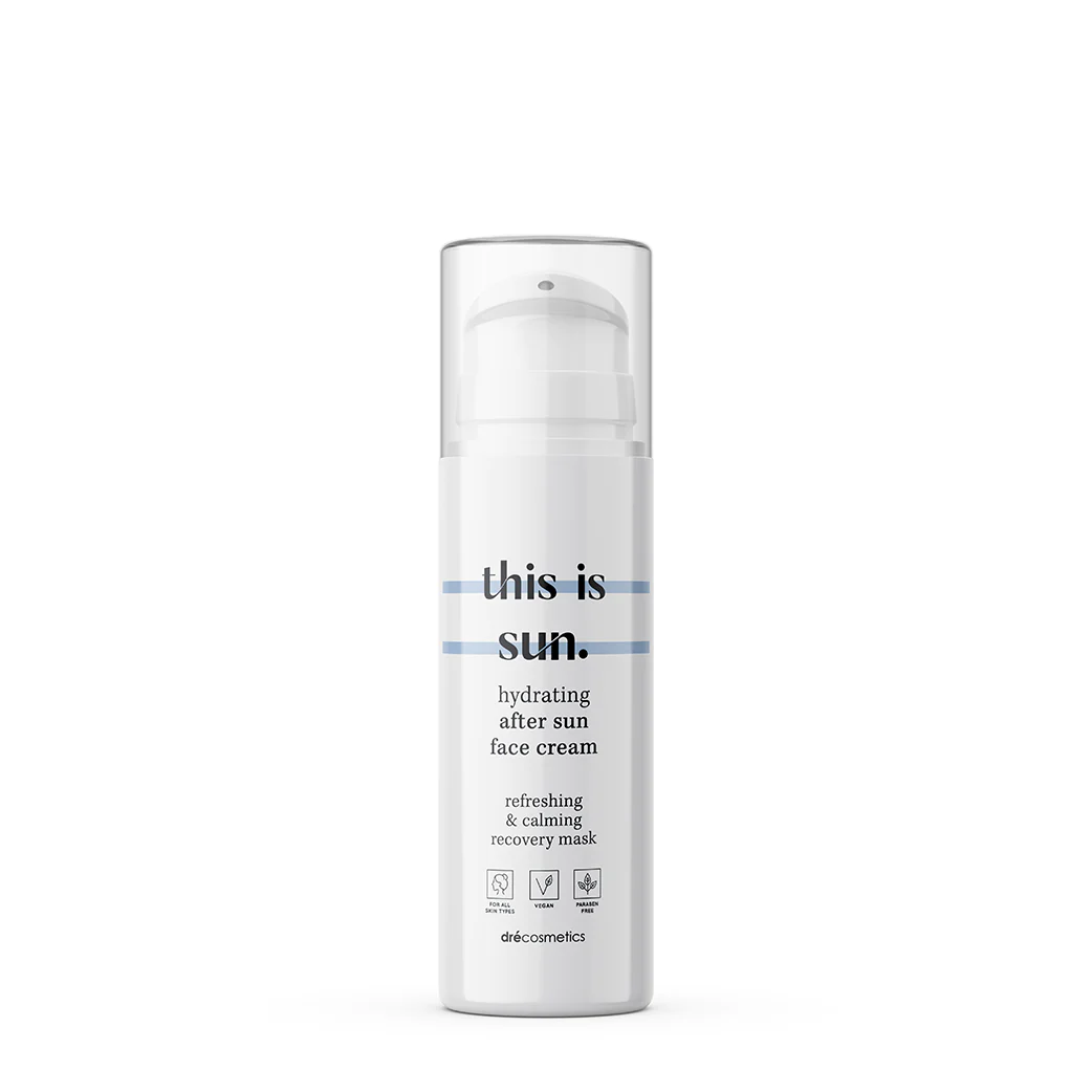 After Sun Face Cream "this is sun."